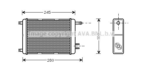 AVA QUALITY COOLING Siltummainis, Salona apsilde IV6031